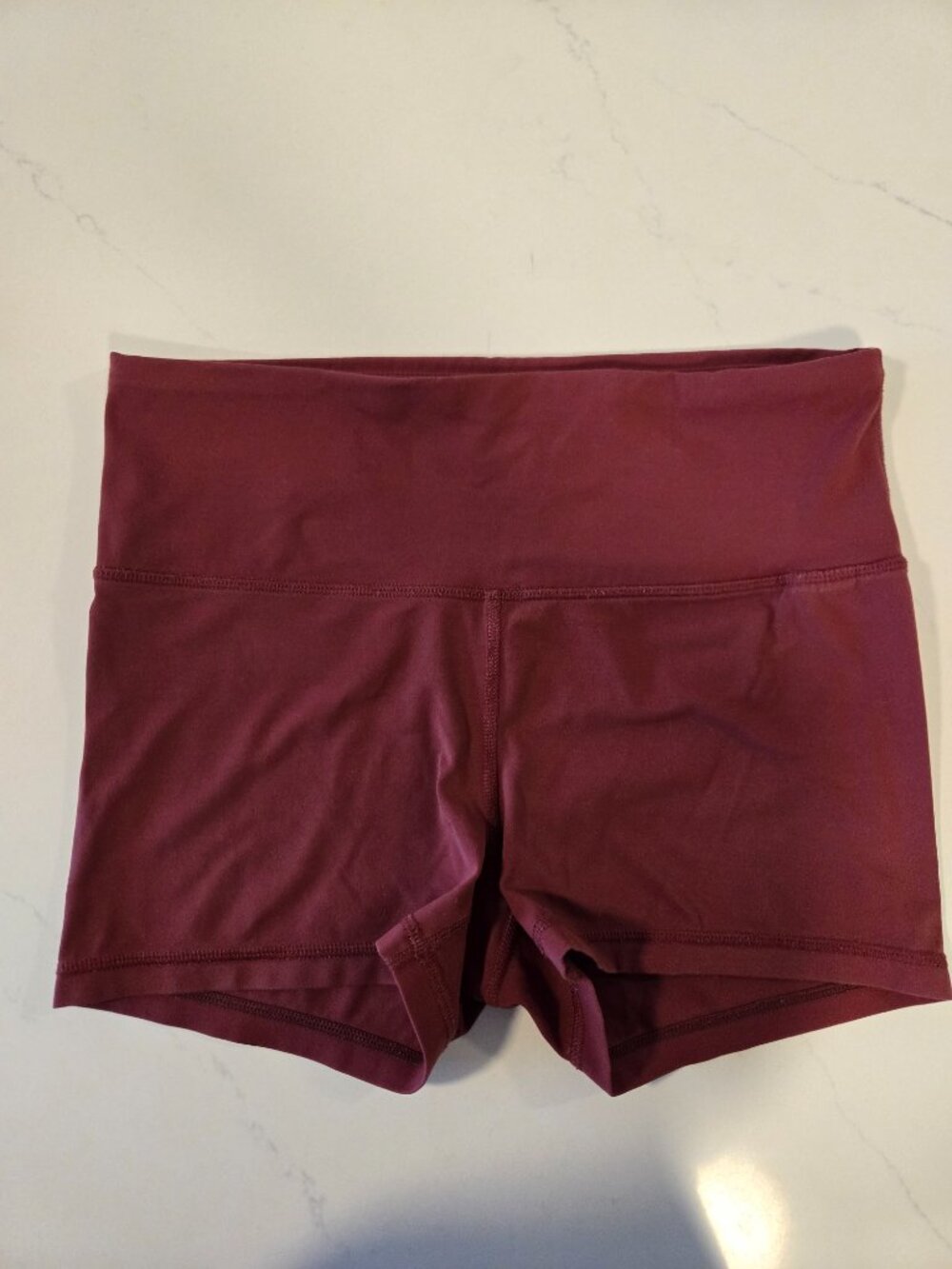 prAna Layna Booty/Yoga Short in Maroon SIZE MEDIUM